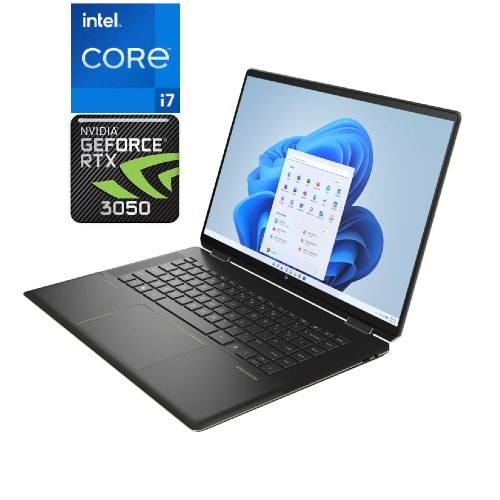 Spectre 16 X360-core I7-16GB RAM- 512GB SSD - Touch/backlit -Win11 - Black