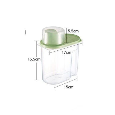 Grains Dispenser Jar Storage Box Lid - 1900ml