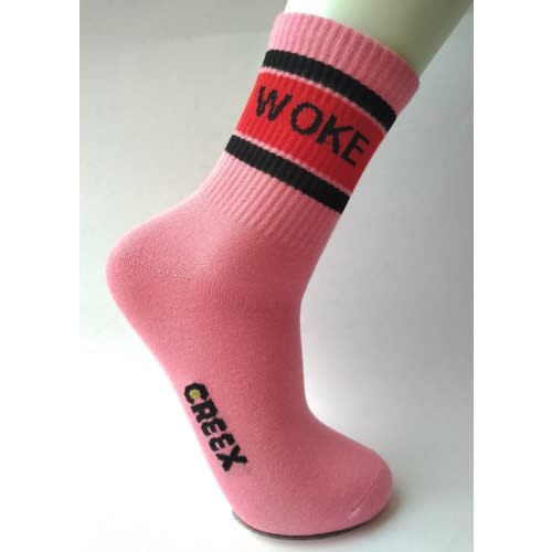 Comfy  Crew Socks - Pink