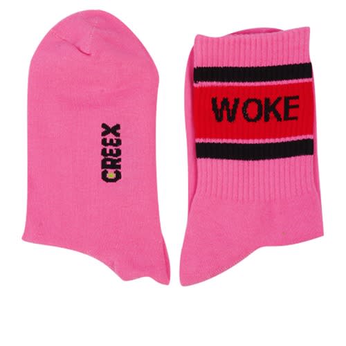 Comfy  Crew Socks - Pink