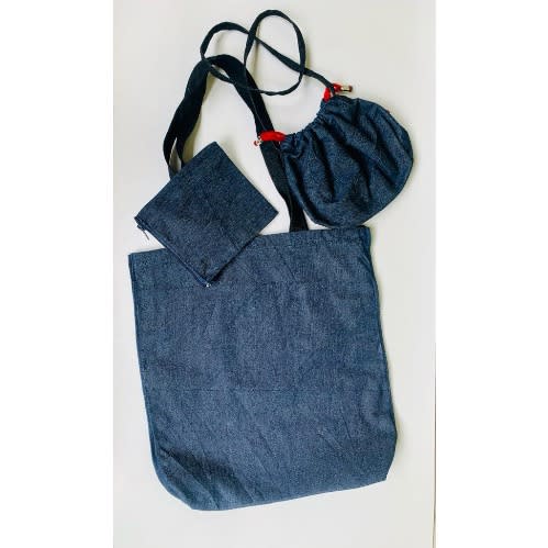 Multicolor Tote Bag-3Pcs -Multicolor