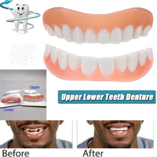Perfect Smile Veneers Denture Brace Cover Upper And Lower False Teeth Cover