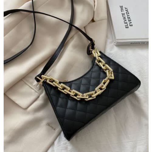 Portable Hand Bag - Black