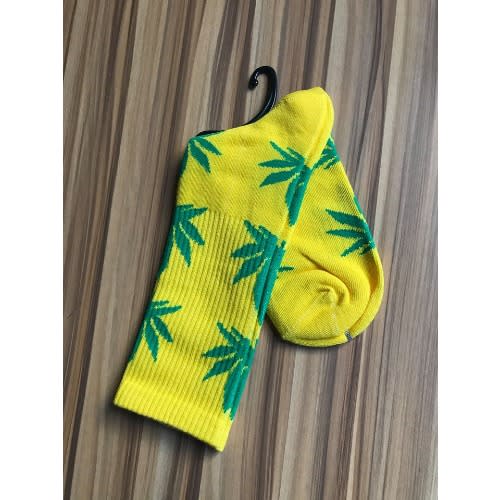 Men's Luxury Socks - Trendy Punk - Yellow