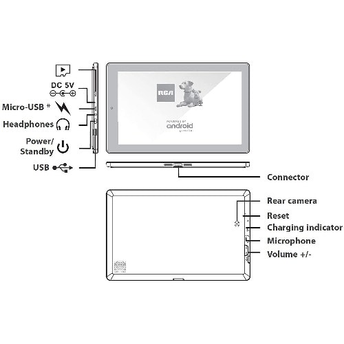 Galileo 11.5" 32 Gb Touchscreen Tablet Computer With Keyboard Case Quad-core 1.3ghz Pr