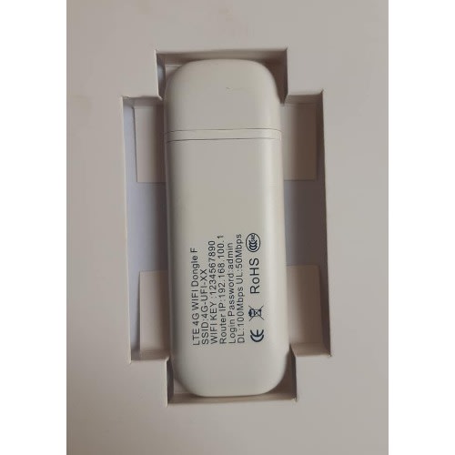 4G LTE Universal USB Modem - WiFi -150mbps Speed - White