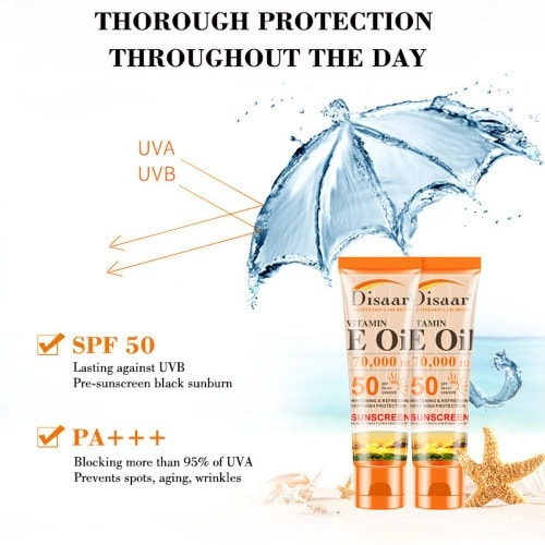 Disaar Vitamin E Oil Sunscreen With Spf 50 - 50ml