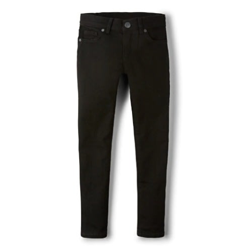 Girls' Basic Super Skinny Jeans - Black Wash