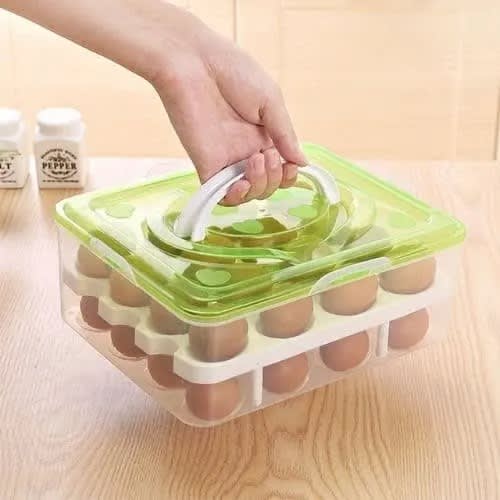 Egg Crate And Storage - 32 Holes
