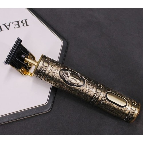 Gold Plated Rechargeable Hair Clipper And Trimmer