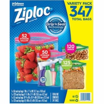 Double Zipper Bag - Variety Pack - 347-count