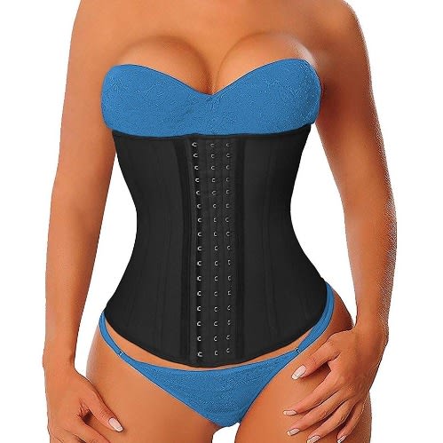 25 Steel Bones Latex Trimmer - Black