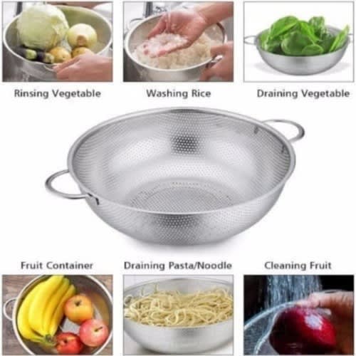 Stainless Steel Metal Sieve - 5 Pieces
