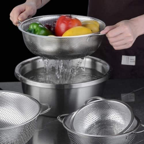 Stainless Steel Metal Sieve - 5 Pieces