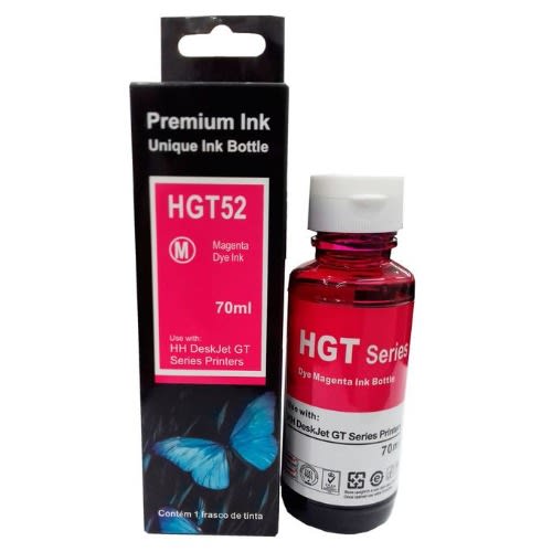 Gt51/ Gt52 Compatible With Hp Color Refill Ink Cyan/Magenta/Yellow/ Black - 1set