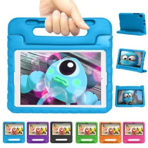 Kids Tablet Case For Samsung Galaxy Tab A7 Lite 8.7" Shockproof Eva Case-Handle Cover-Blue