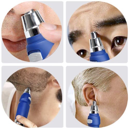 Electric Shaving Nose Ear Hair Trimmer -1.5V- Blue