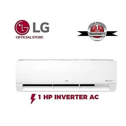 1hp Split Unit Inverter Air Conditioner With Free Installation Kit - White