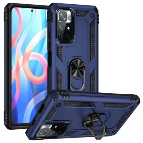 Rugged Protective Back Cover For Redmi Note 11s - Blue