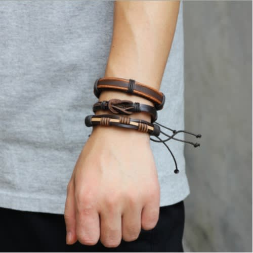 Unisex Braided Bracelet-5 Pieces