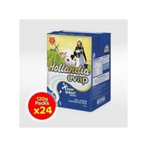 Hollandia Evap Full Cream Milk - 120g X 24pcs