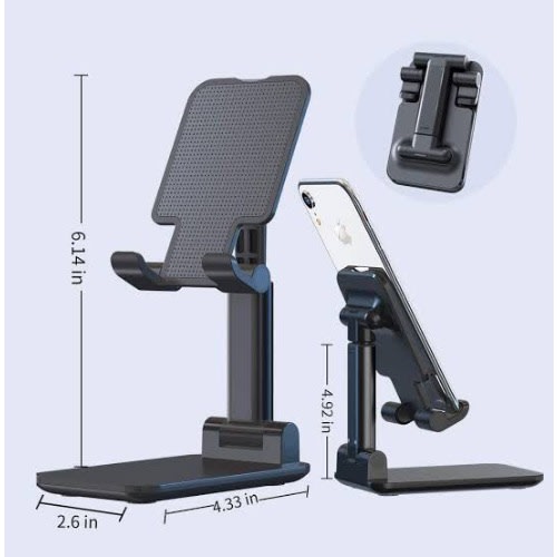 Folding And Adjustable Desktop Phone Stand