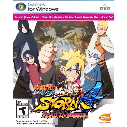 Naruto Shippuden: Ultimate Ninja Storm 4 + Next Generation PC Game DVD Disks + Free Gift