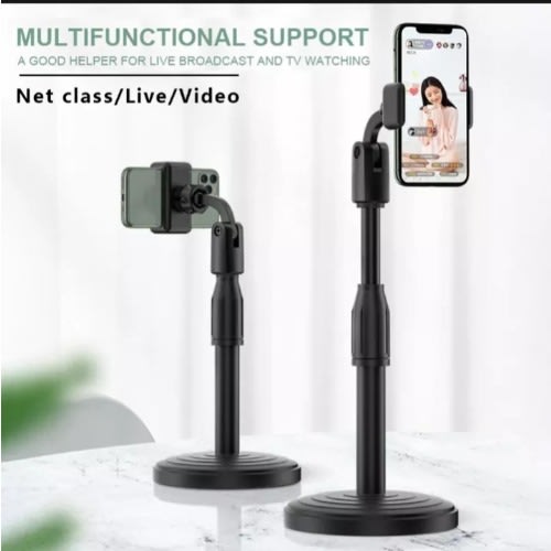 Multi-functional Retractable Mobile Phone Stand For Live Broadcast Desk Table Clip