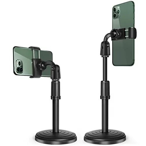 Multi-functional Retractable Mobile Phone Stand For Live Broadcast Desk Table Clip