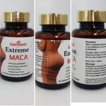 Extreme Maca For Bigger Hips And Butt The Natural Way - 60 Capsules