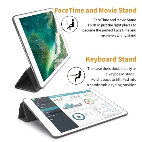 Smart Auto Wake Flip Case For iPad 9.7"- 2017 2018/air 1 2