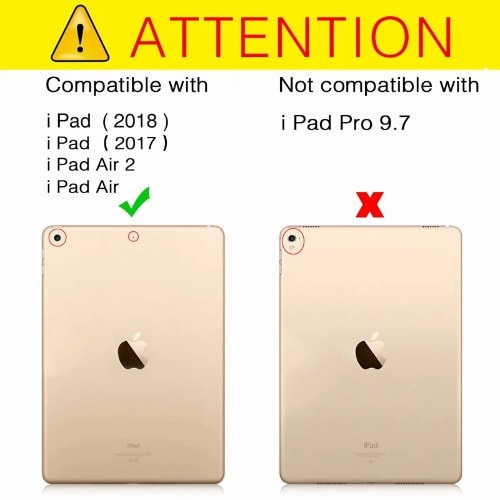 Smart Auto Wake Flip Case For iPad 9.7"- 2017 2018/air 1 2