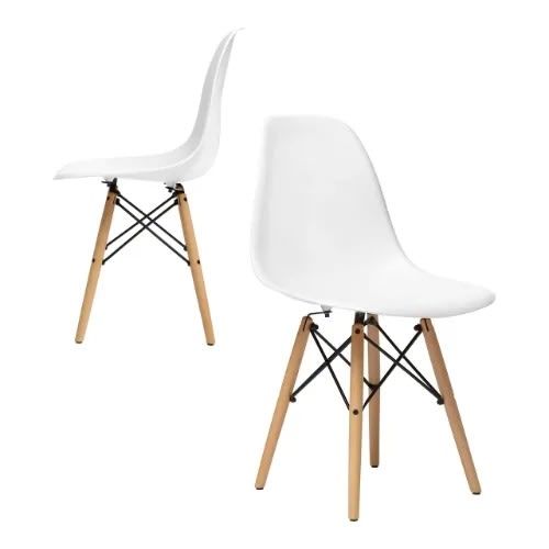 Side Chair - 2 Piece - White