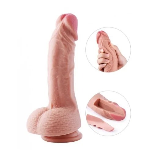 Silicone Dildo 8 Inch With Suction Cup For Hand Free Play