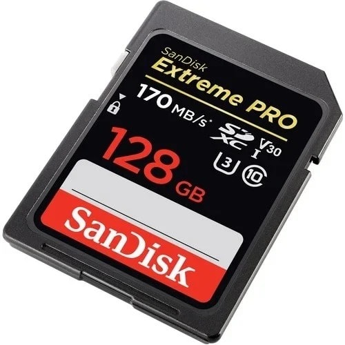 Extreme Pro 128GB Uhs-i Sdxc Memory Card - 170mb/s