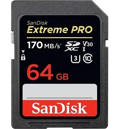 Extreme Pro 64GB Uhs-i Sdxc Memory Card - 170mb/s