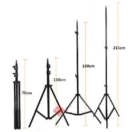 7ft 2m Photo Studio Video Camera Light Stand Flash Softbox Tripod + Phone & Tablet Holder
