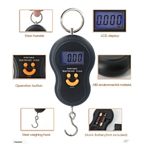 Portable Electronic Digital Luggage Scale