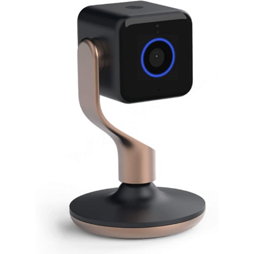 View Indoor Security Camera - Black And Brushed Copper