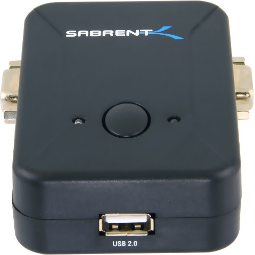 2-port USB 2.0 And Vga/svga Kvm Switch Box With 2 Sets Of Cables