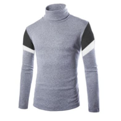 Eml Cotton Turtle Neck Long Sleeve - Ash