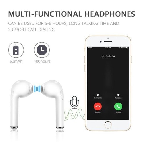 i7s TWS Wireless Bluetooth Earpod