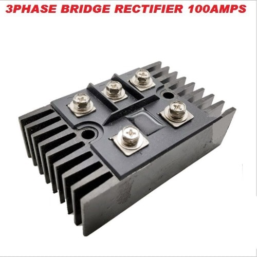 High Power Three Phase Bridge Rectifier With Heat Sink Screw Type