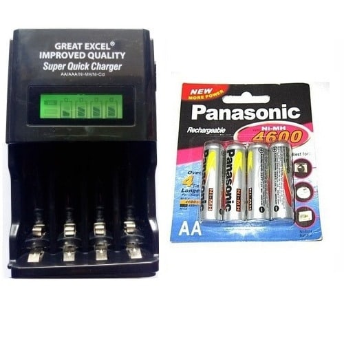 Aa Digital Charger With Battery