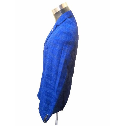 Check Blazer - Blue