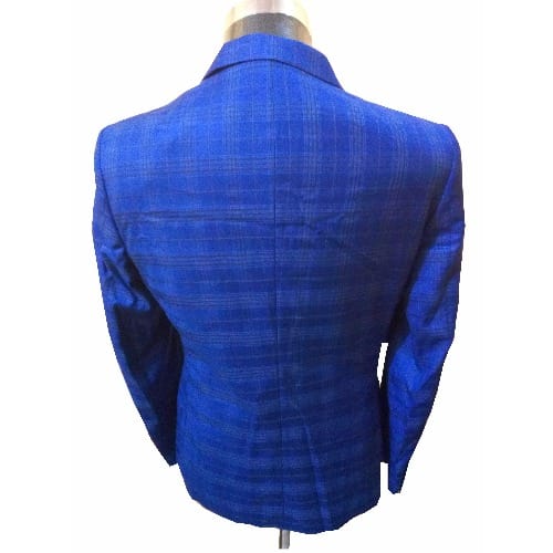 Check Blazer - Blue
