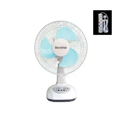 12'' Rechargeable Fan Drf-12t + Free Extension