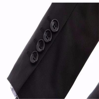 Fitted Smart Suit - Black