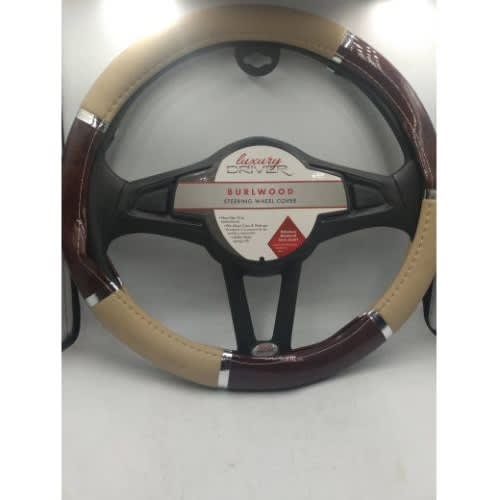 Luxury Driver Burlwood Wheel Cover