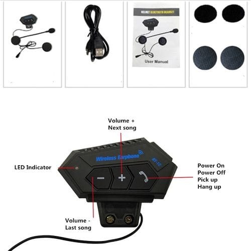 Motorcycle Helmet Bluetooth Headset